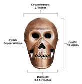 Medieval Skeleton Armour Spectacle Roman Knight Helmet Role Play Costume